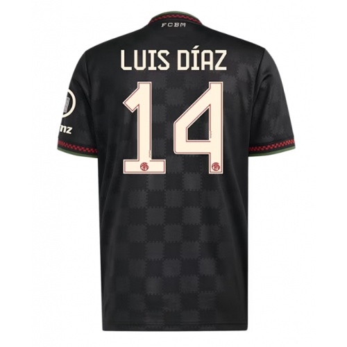 Billige Fotballdrakt Bayern Munich Luis Diaz #14 Replika Tredjedrakt 2025-26 Kortermet Billige Fotballdrakt Bayern Munich Luis Diaz #14 Replika Tredjedrakt 2025-26 Kortermet